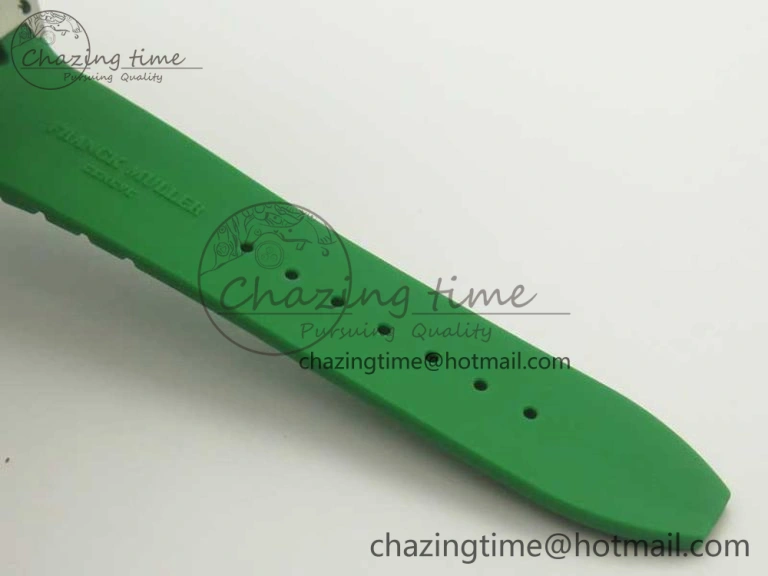 Skafander SS Green On Green Rubber Strap MIYOTA TopPick 6582