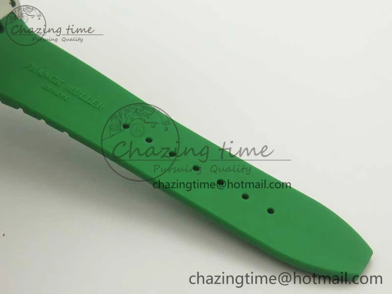 Skafander SS Green On Green Rubber Strap MIYOTA TopPick 6582