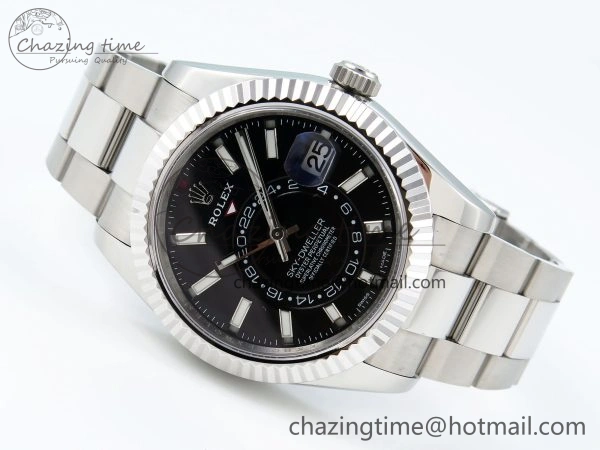 SportInspired Sky-Dweller 326934 904L SS ZF 1:1 Best Edition Black Dial on SS Bracelet A 1705