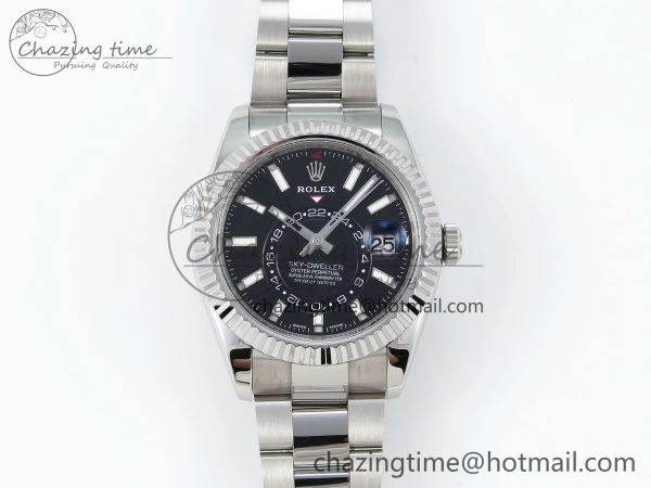 SportInspired Sky-Dweller 326934 904L SS ZF 1:1 Best Edition Black Dial on SS Bracelet A 1705