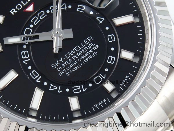SportInspired Sky-Dweller 326934 904L SS ZF 1:1 Best Edition Black Dial on SS Bracelet A 1705