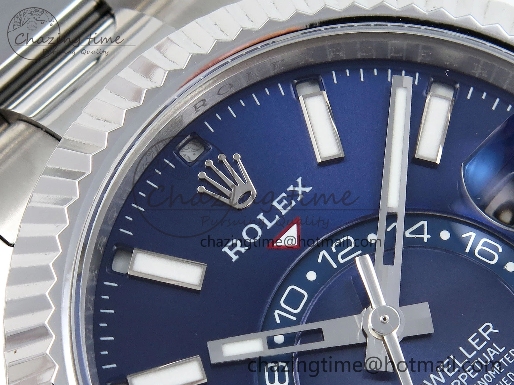 Stylish Sky-Dweller 326934 904L SS ZF 1:1 Best Edition Blue Dial on SS Bracelet A 1699