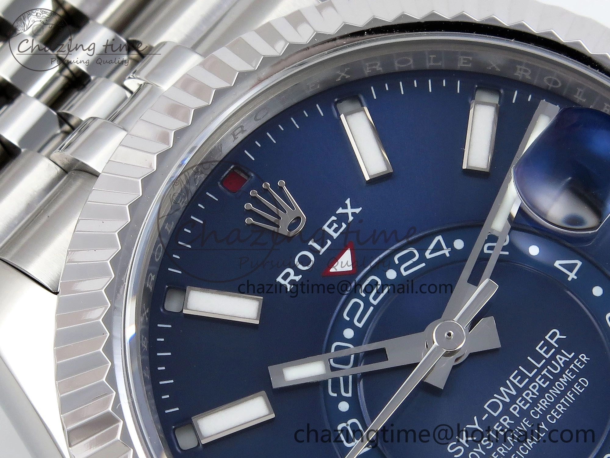 Modern Sky-Dweller 326934 904L SS ZF 1:1 Best Edition Blue Dial on SS Jubilee Bracelet A 1488