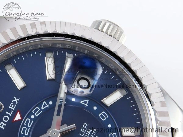Modern Sky-Dweller 326934 904L SS ZF 1:1 Best Edition Blue Dial on SS Jubilee Bracelet A 1488