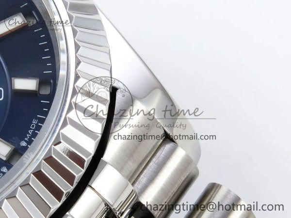Modern Sky-Dweller 326934 904L SS ZF 1:1 Best Edition Blue Dial on SS Jubilee Bracelet A 1488