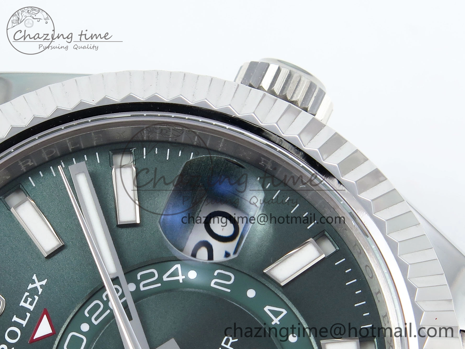 Compact Sky-Dweller 326934 904L SS ZF 1:1 Best Edition Green Dial on SS Bracelet A 1700