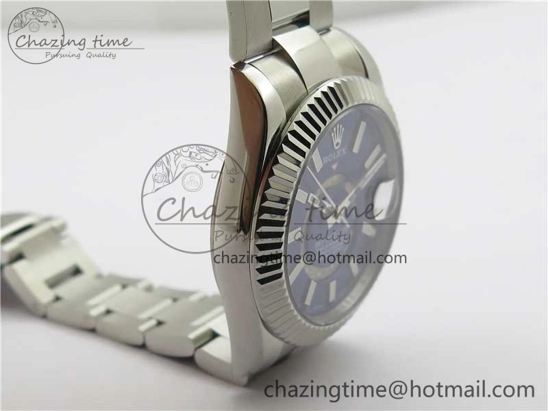 Functional Sky-Dweller 326934 SS AIF Blue Dial on SS Bracelet A23J to 2787