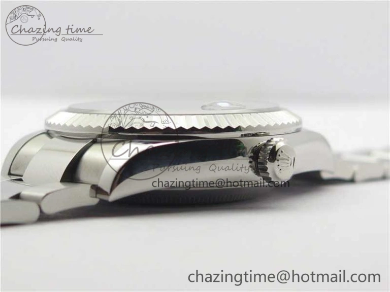 Sky-Dweller 326934 SS Noob 1:1 Best Edition Black Dial on SS Bracelet Asian 23J to TimelessDesign 3003