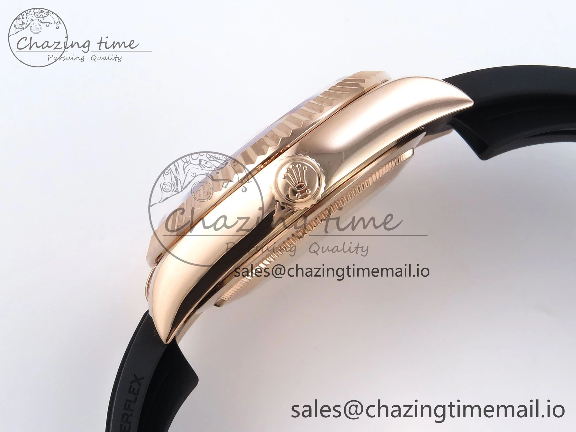AllSeason Sky-Dweller 336235 RG ZF 1:1 Best Edition Brown Dial on Oysterflex Strap A23J (Gain Weight) 909