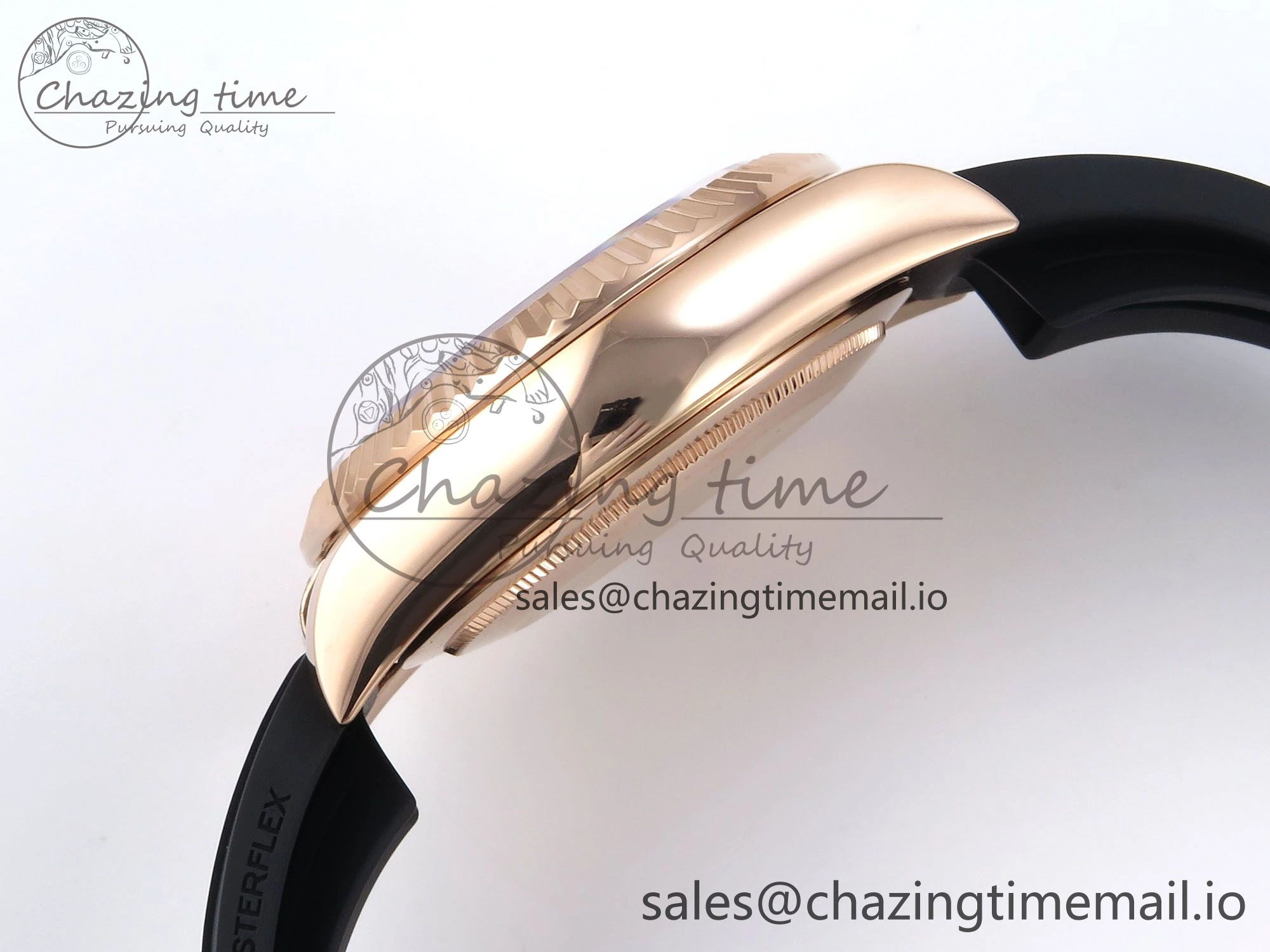 Sky-Dweller 336235 RG ZF 1:1 Best Edition Gray Dial on Oysterflex Strap A23J (Gain Weight) Seasonal 908