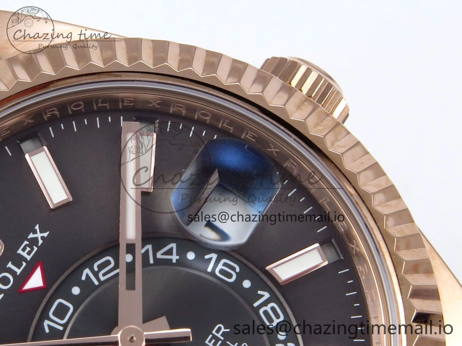 Sky-Dweller 336235 RG ZF 1:1 Best Edition Gray Dial on Oysterflex Strap A23J (Gain Weight) Seasonal 908