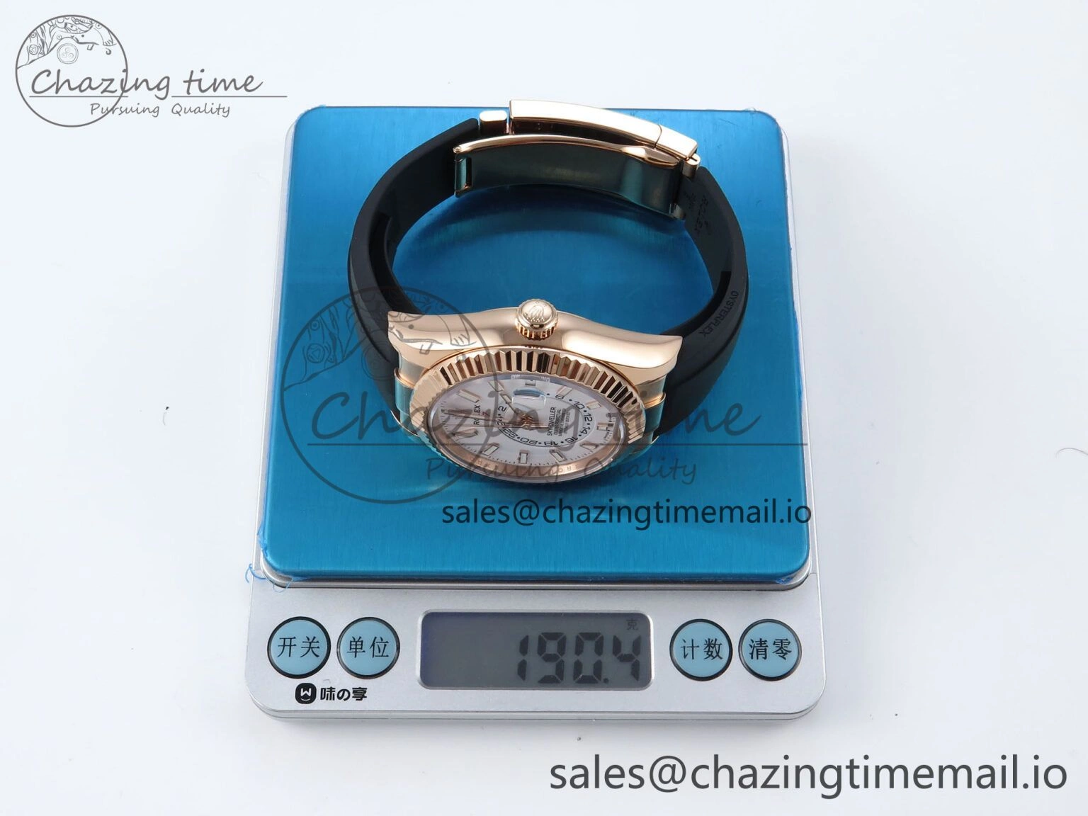 MoistureWicking Sky-Dweller 336235 RG ZF 1:1 Best Edition White Dial on Oysterflex Strap A23J (Gain Weight) 907