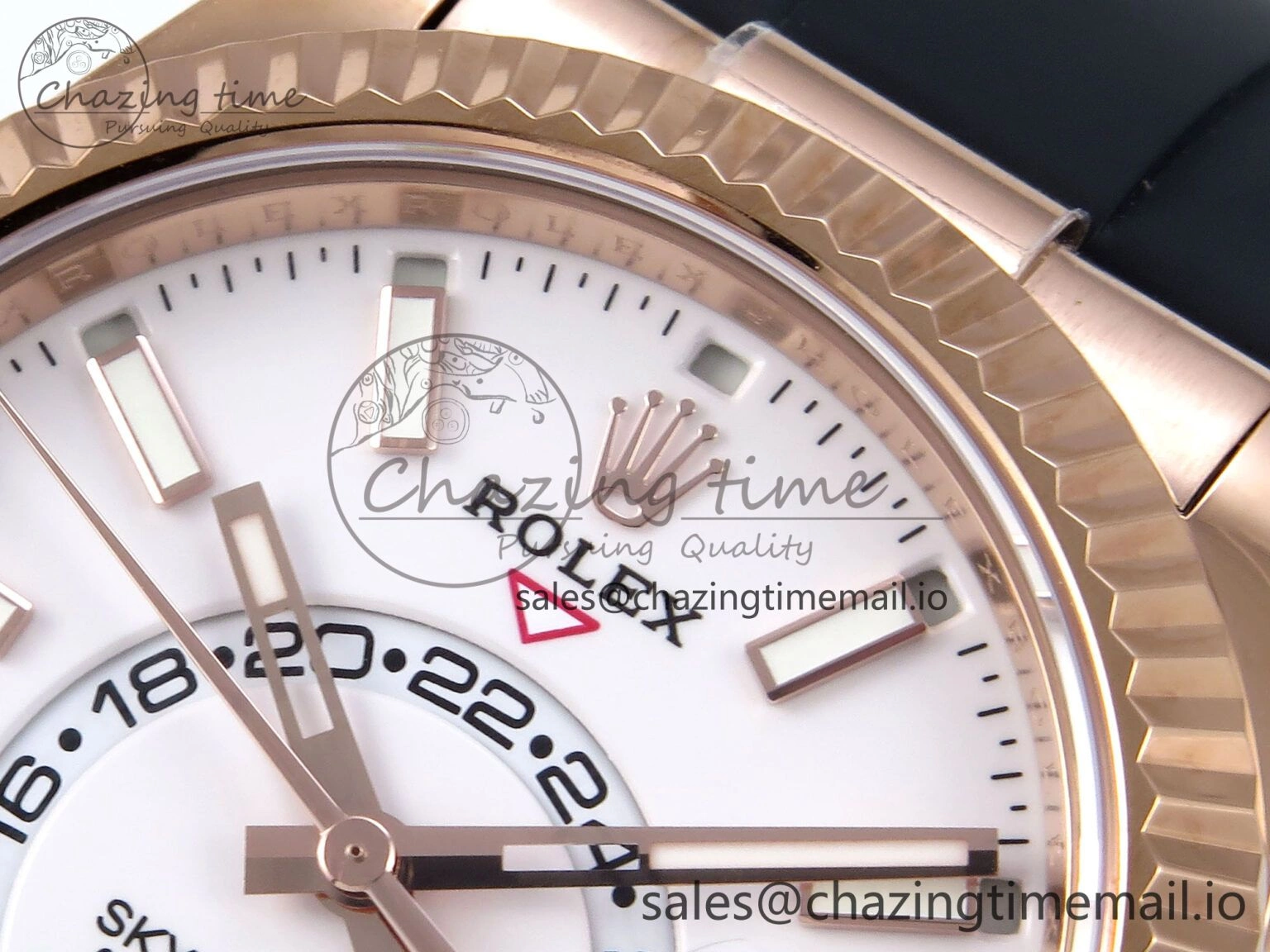 MoistureWicking Sky-Dweller 336235 RG ZF 1:1 Best Edition White Dial on Oysterflex Strap A23J (Gain Weight) 907