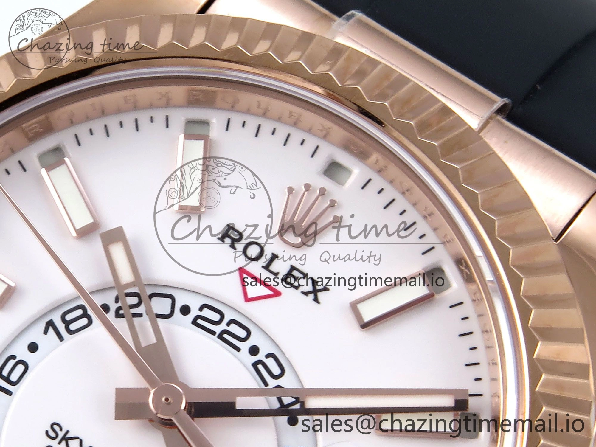 MoistureWicking Sky-Dweller 336235 RG ZF 1:1 Best Edition White Dial on Oysterflex Strap A23J (Gain Weight) 907