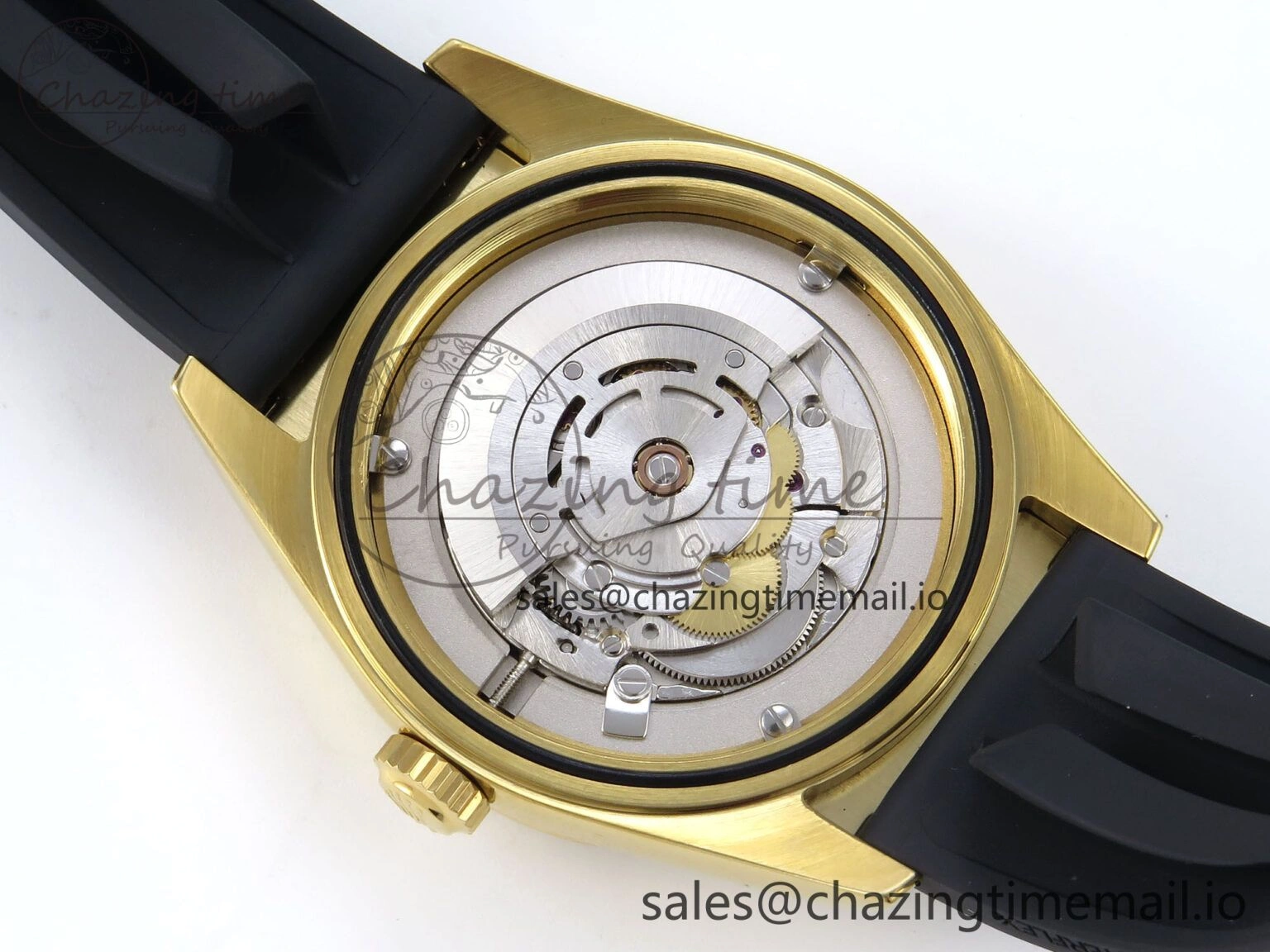 WrinkleFree Sky-Dweller 336238 YG ZF 1:1 Best Edition White Dial on Oysterflex Strap A23J (Gain Weight) 904