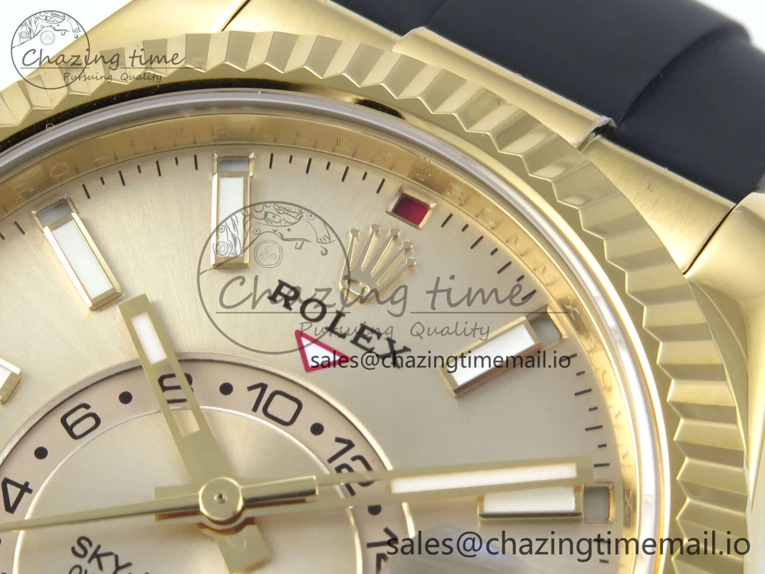 Sky-Dweller 336238 YG ZF 1:1 Best Edition YG Dial on Oysterflex Strap A23J (Gain Weight) ZeroBulk 905