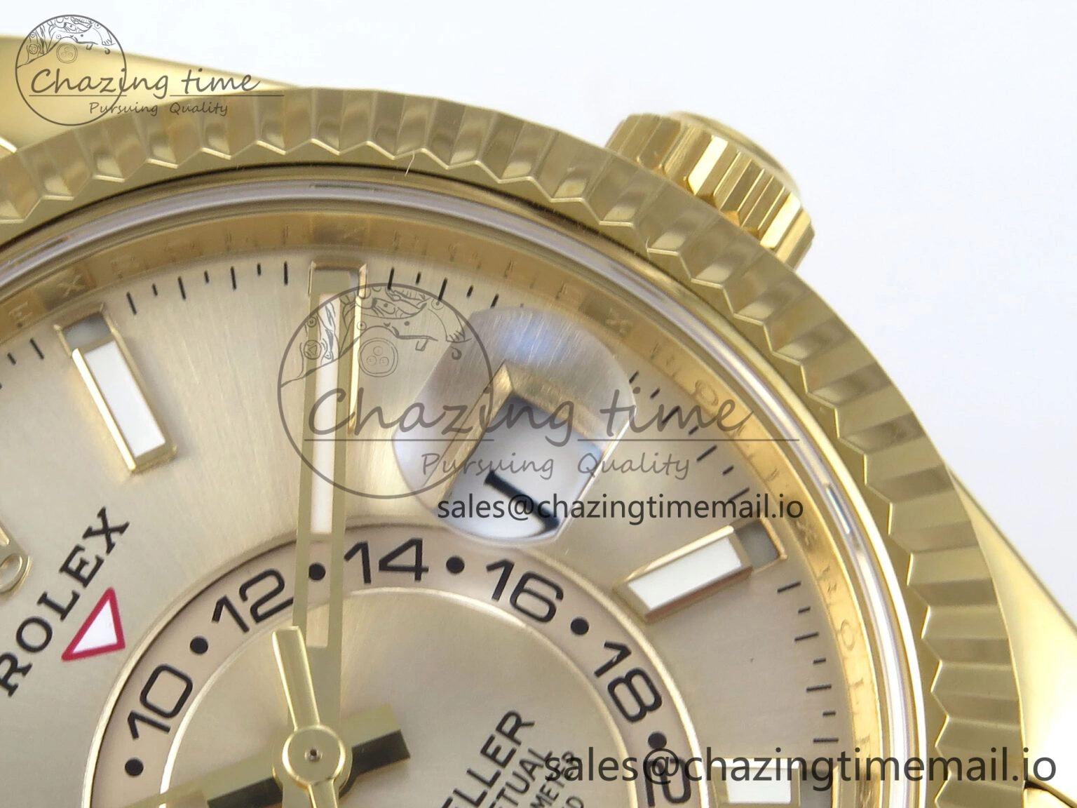 Sky-Dweller 336238 YG ZF 1:1 Best Edition YG Dial on Oysterflex Strap A23J (Gain Weight) ZeroBulk 905
