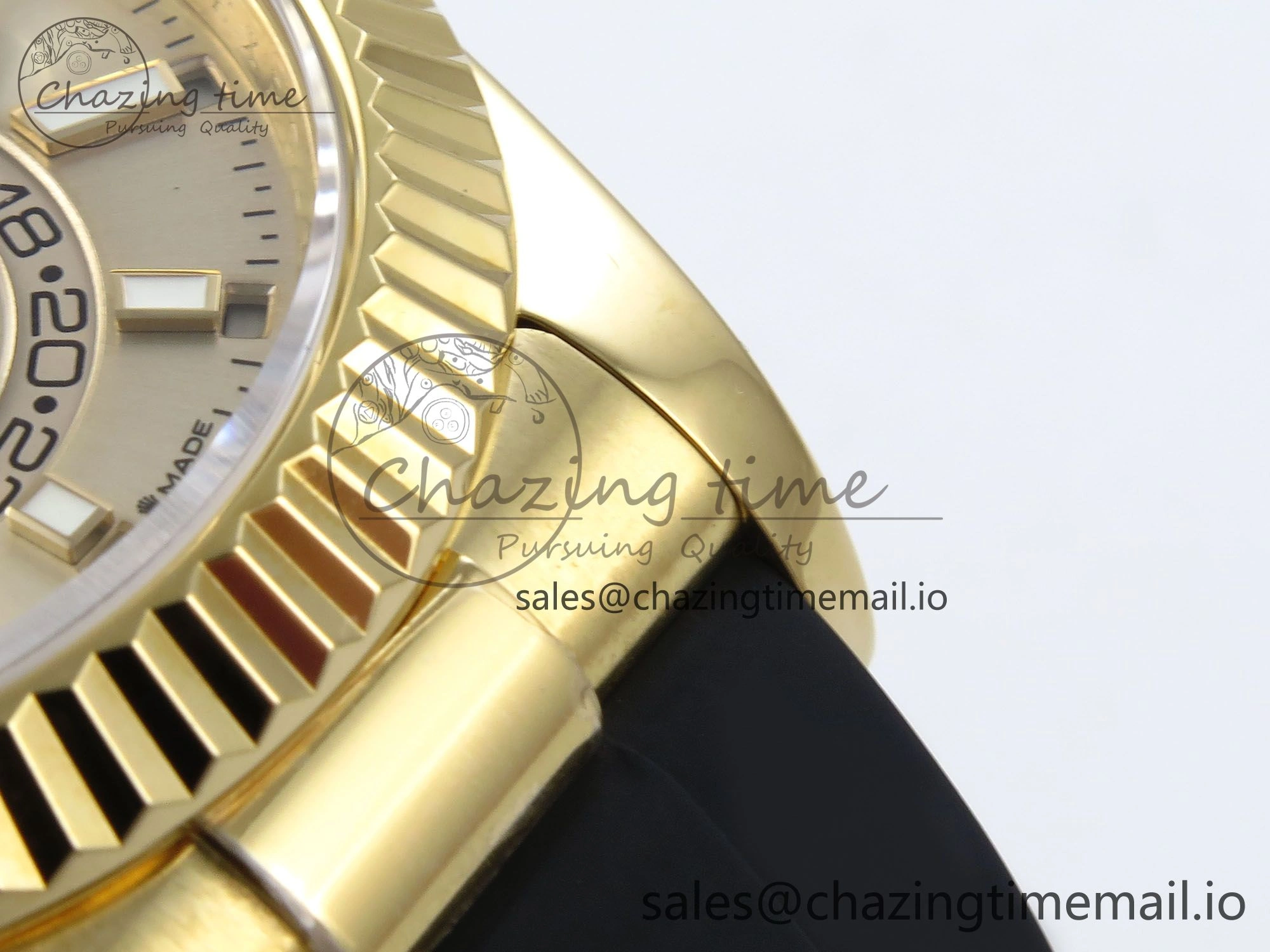 Sky-Dweller 336238 YG ZF 1:1 Best Edition YG Dial on Oysterflex Strap A23J (Gain Weight) ZeroBulk 905