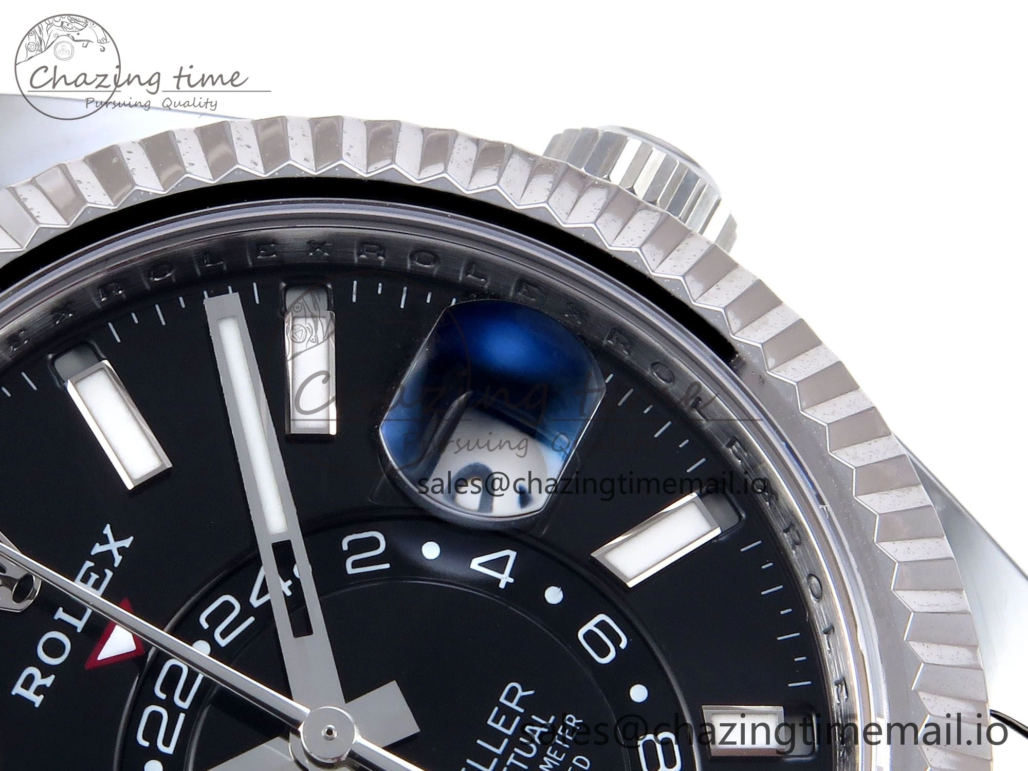 Sky-Dweller 336239 SS ZF 1:1 Best Edition Black Dial on Oysterflex Strap A23J (Gain Weight) Trendsetting 911