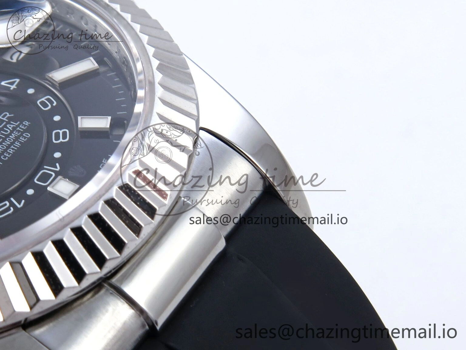 Sky-Dweller 336239 SS ZF 1:1 Best Edition Black Dial on Oysterflex Strap A23J (Gain Weight) Trendsetting 911