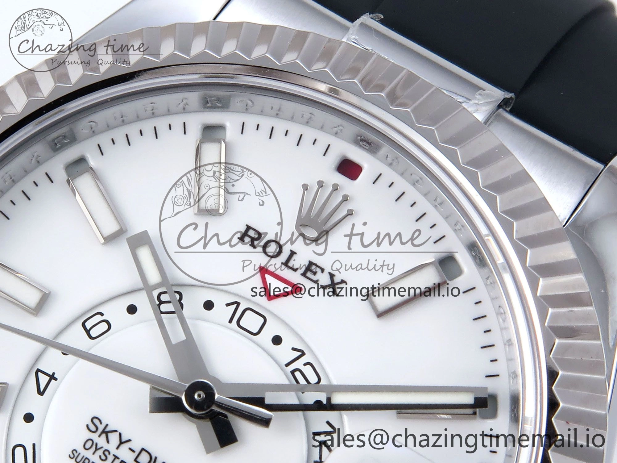 Sky-Dweller 336239 SS ZF 1:1 Best Edition White Dial on Oysterflex Strap A23J (Gain Weight) Efficient 910