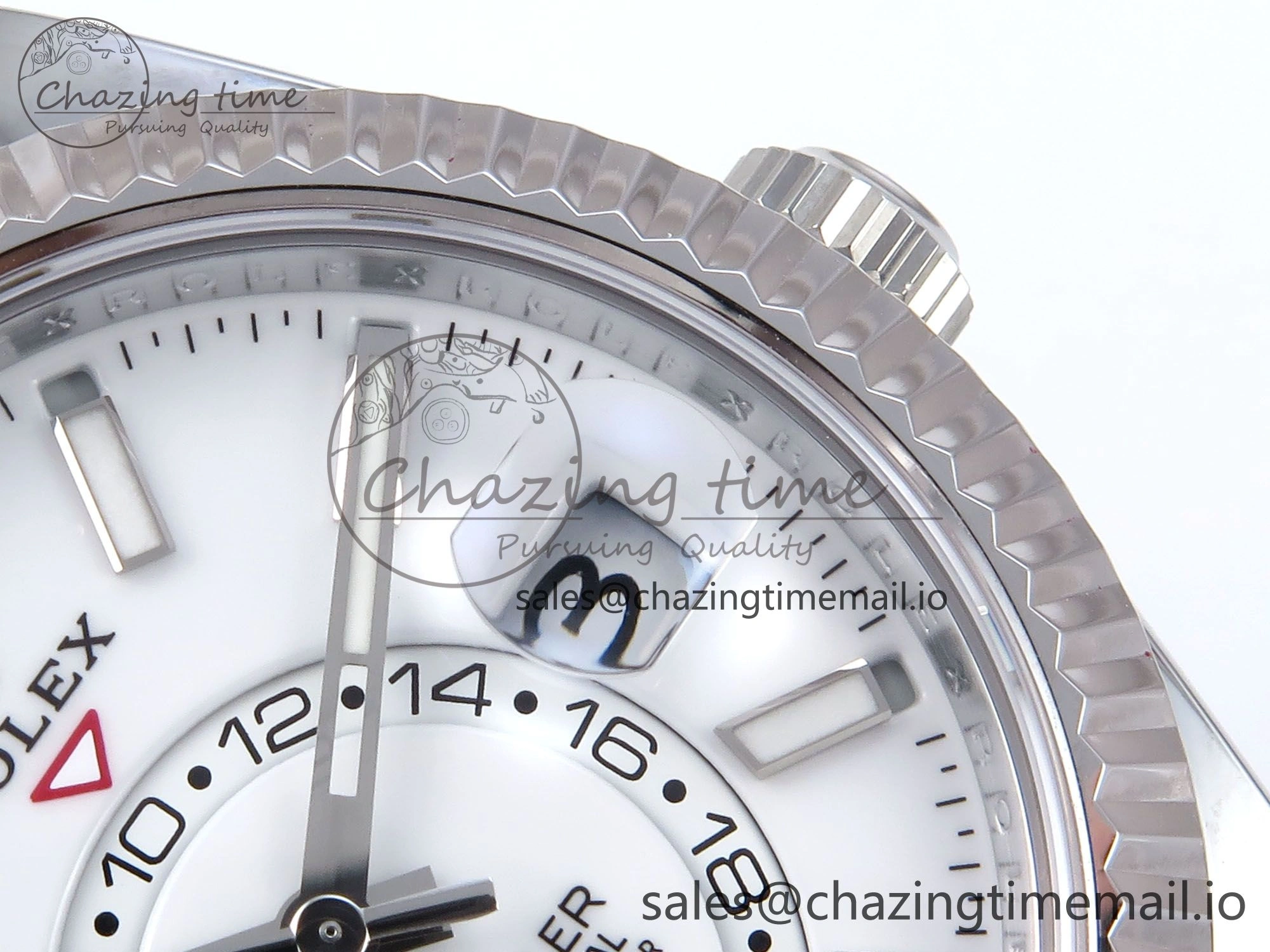 Sky-Dweller 336239 SS ZF 1:1 Best Edition White Dial on Oysterflex Strap A23J (Gain Weight) Efficient 910