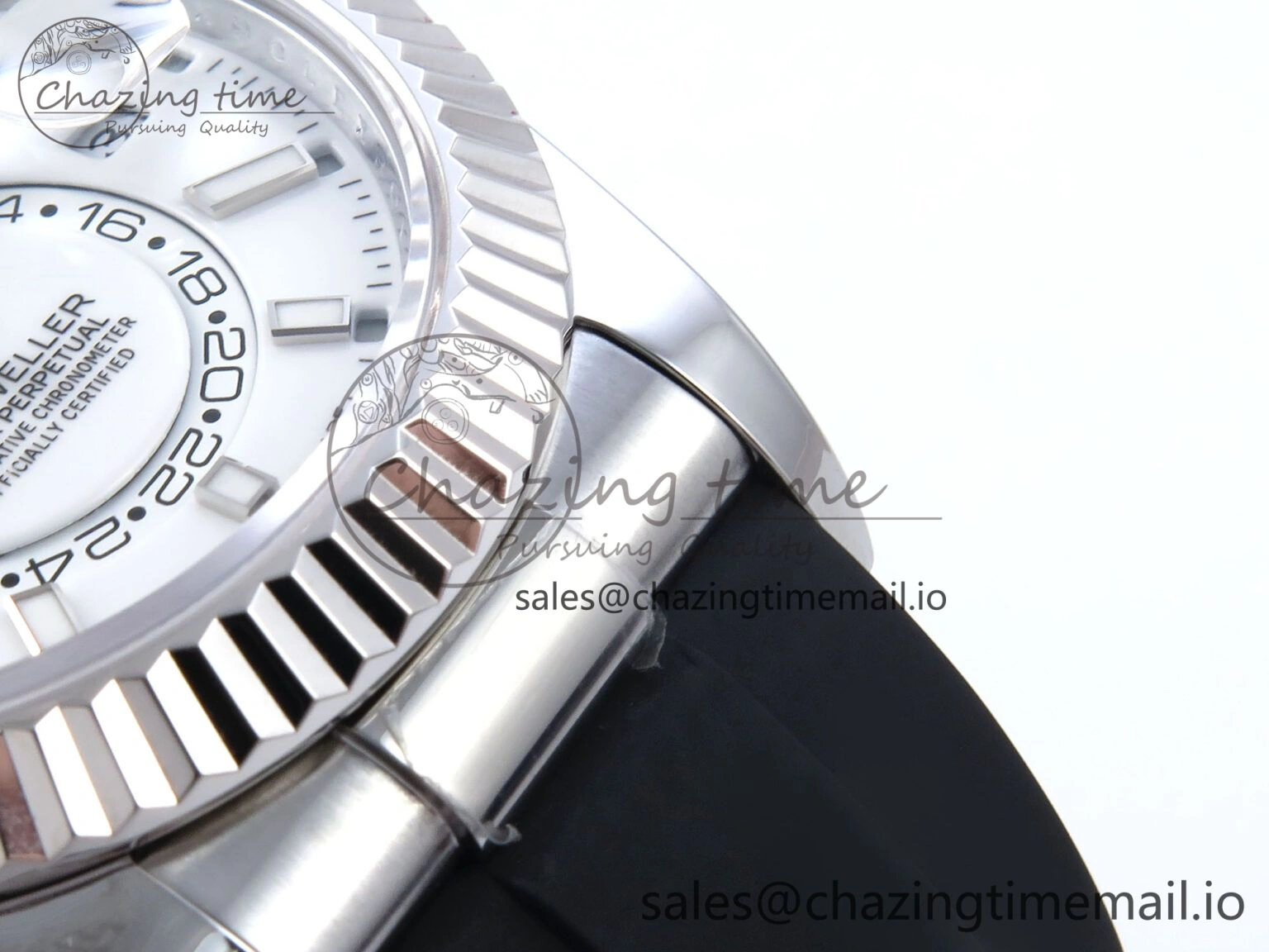 Sky-Dweller 336239 SS ZF 1:1 Best Edition White Dial on Oysterflex Strap A23J (Gain Weight) Efficient 910