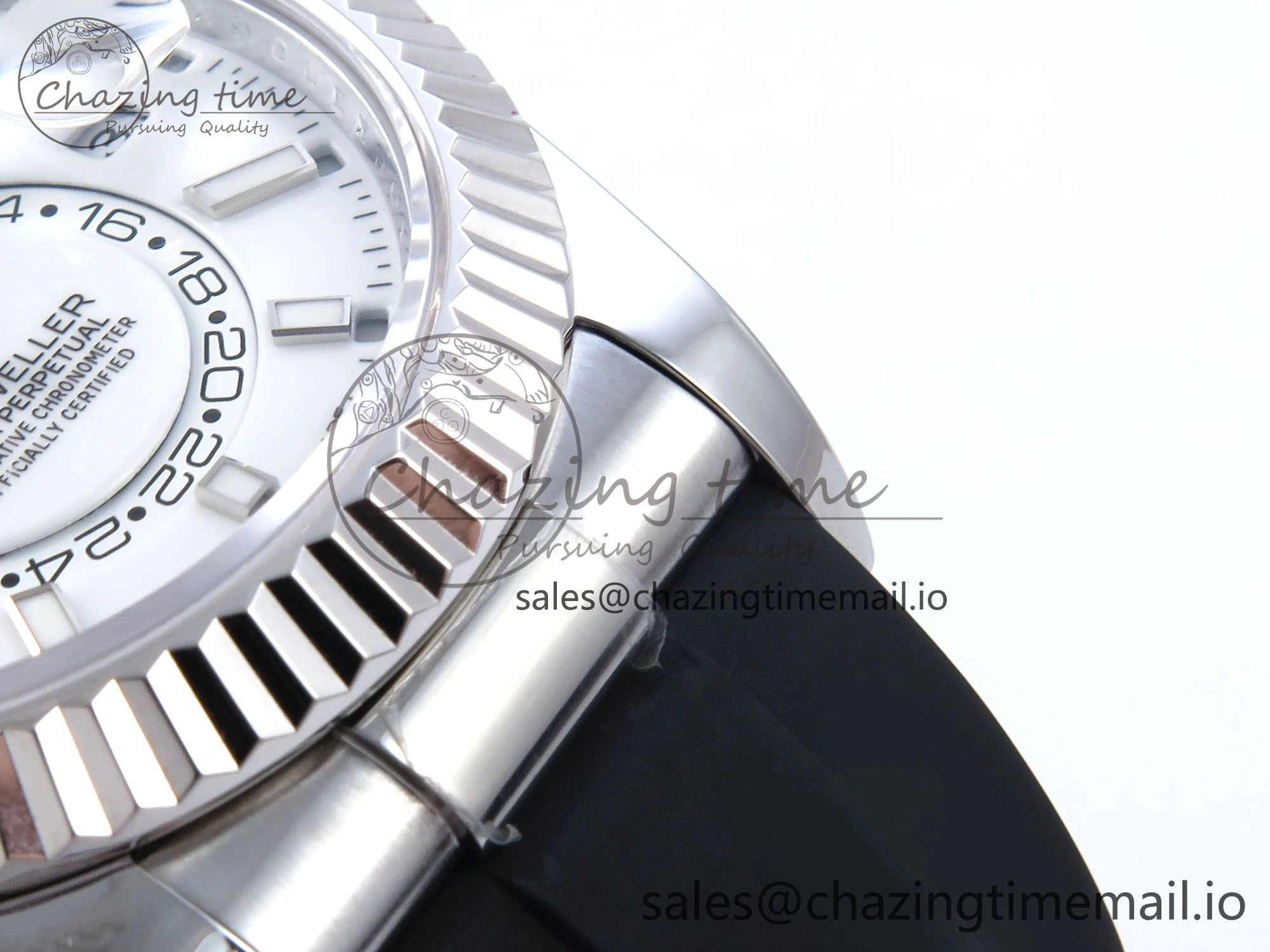 Sky-Dweller 336239 SS ZF 1:1 Best Edition White Dial on Oysterflex Strap A23J (Gain Weight) Efficient 910
