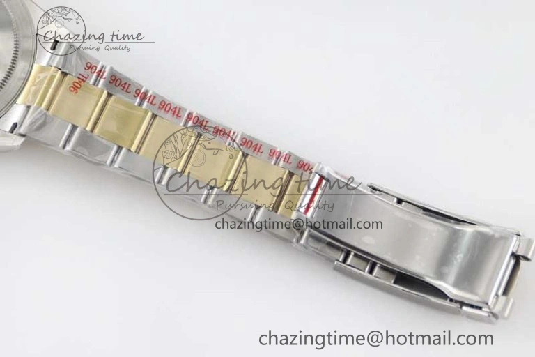 Durable Sky-Dweller 904L SS YG Noob 1:1 Best Edition Black Dial on SS YG Bracelet Asian 23J to 2386