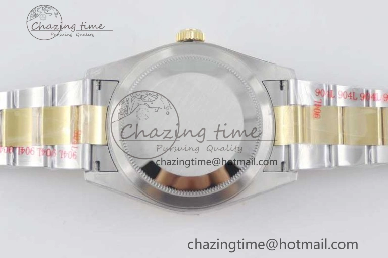 Snug Sky-Dweller 904L SS YG Noob 1:1 Best Edition Gold Dial on SS YG Bracelet Asian 23J to 2384