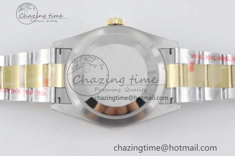 Snug Sky-Dweller 904L SS YG Noob 1:1 Best Edition Gold Dial on SS YG Bracelet Asian 23J to 2384