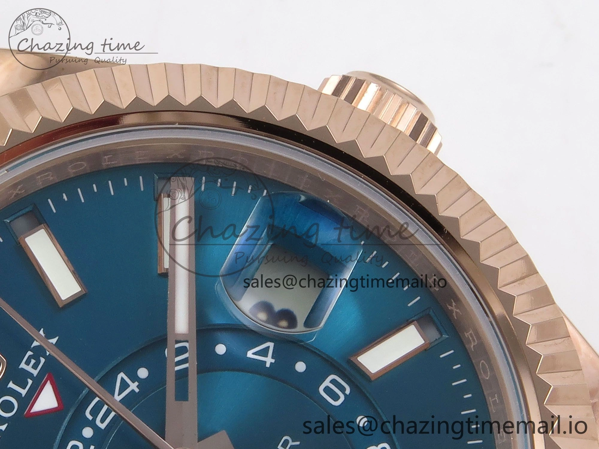 Sky-Dweller RG Noob Best Edition Blue Dial on RG Jubilee Bracelet A23J Packable 1189