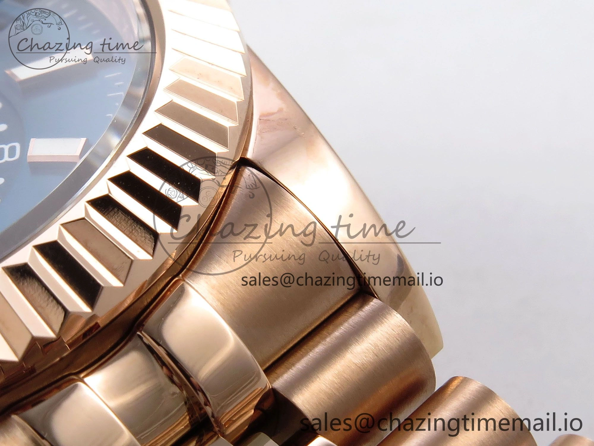 Sky-Dweller RG Noob Best Edition Blue Dial on RG Jubilee Bracelet A23J Packable 1189
