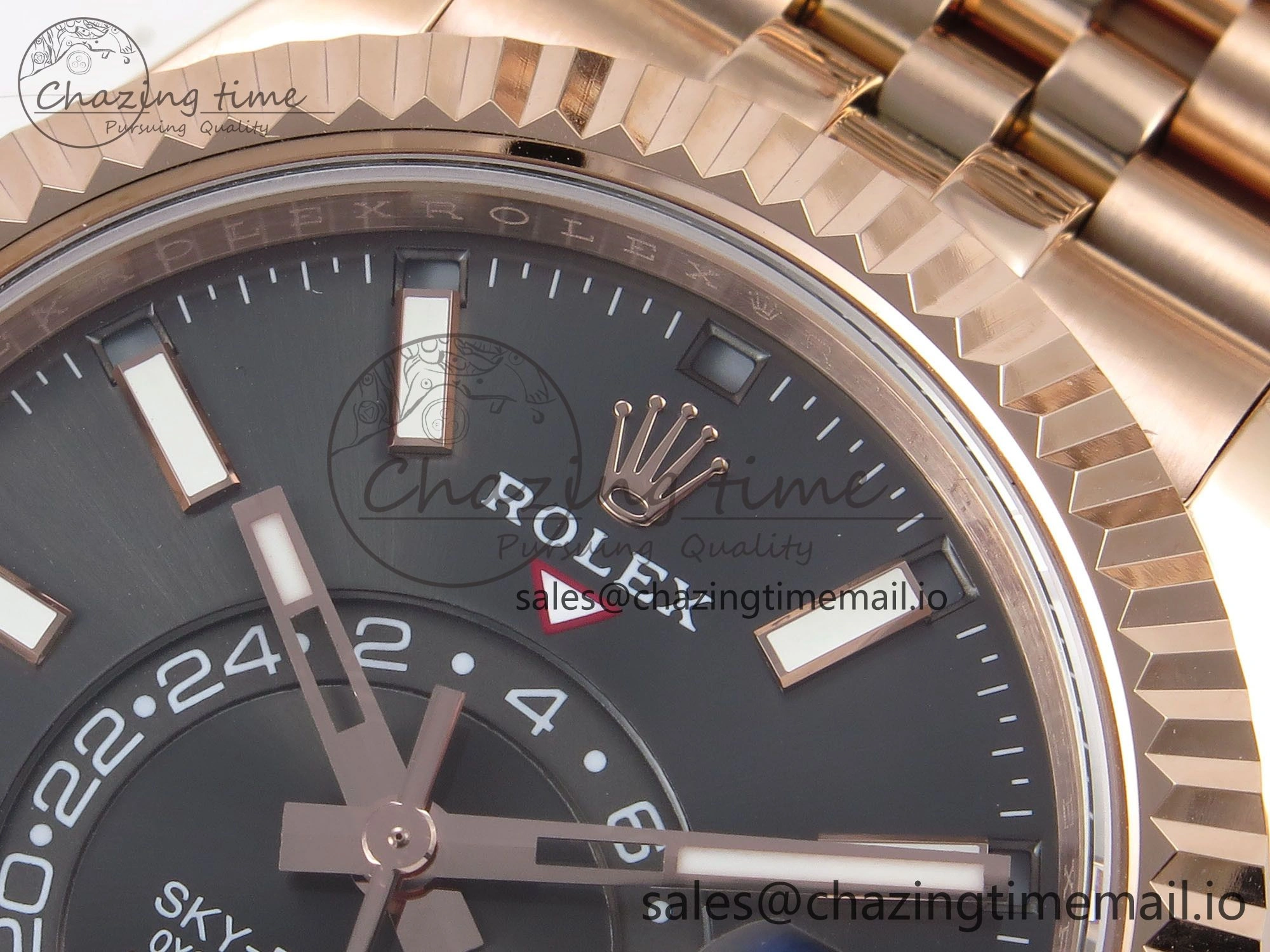 Sky-Dweller RG Noob Best Edition Gray Dial on RG Jubilee Bracelet A23J FashionForward 1192