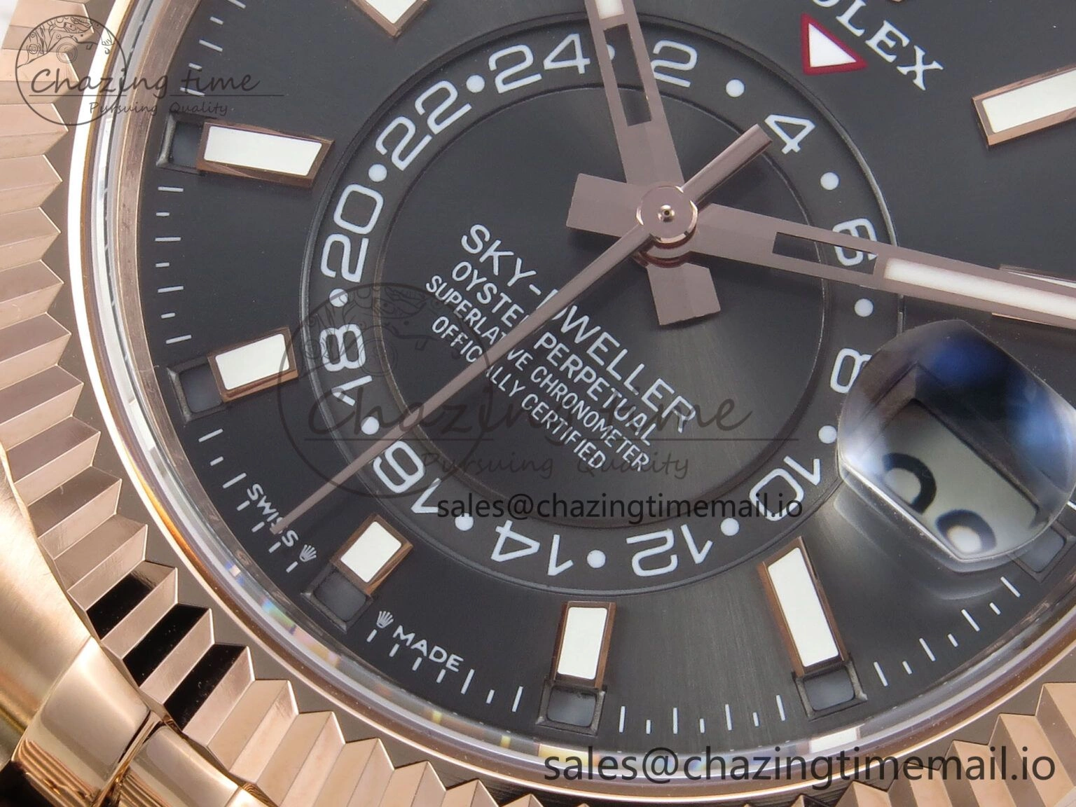 Sky-Dweller RG Noob Best Edition Gray Dial on RG Jubilee Bracelet A23J FashionForward 1192
