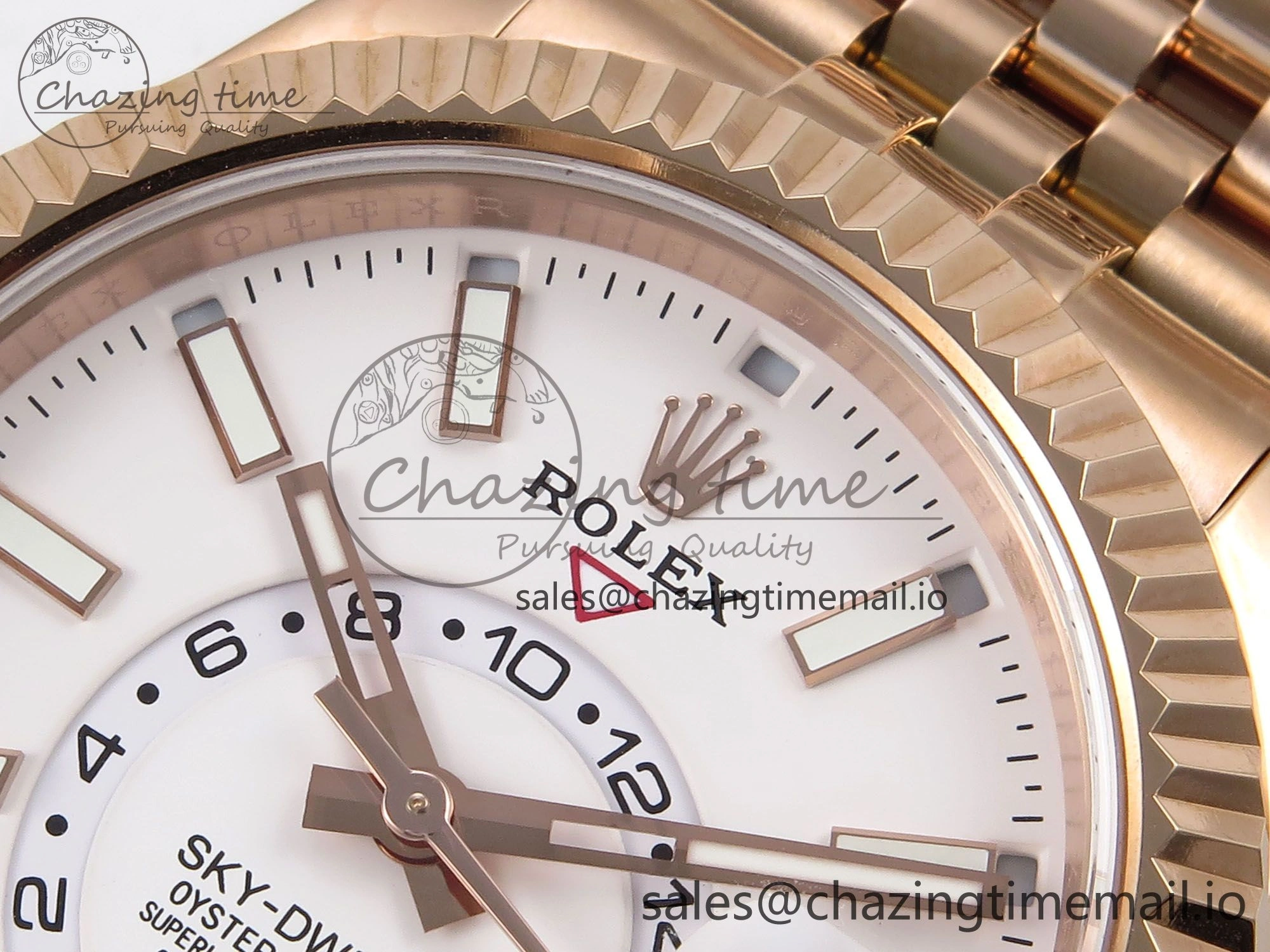 Sky-Dweller RG Noob Best Edition White Dial on RG Jubilee Bracelet A23J OnTrend 1186