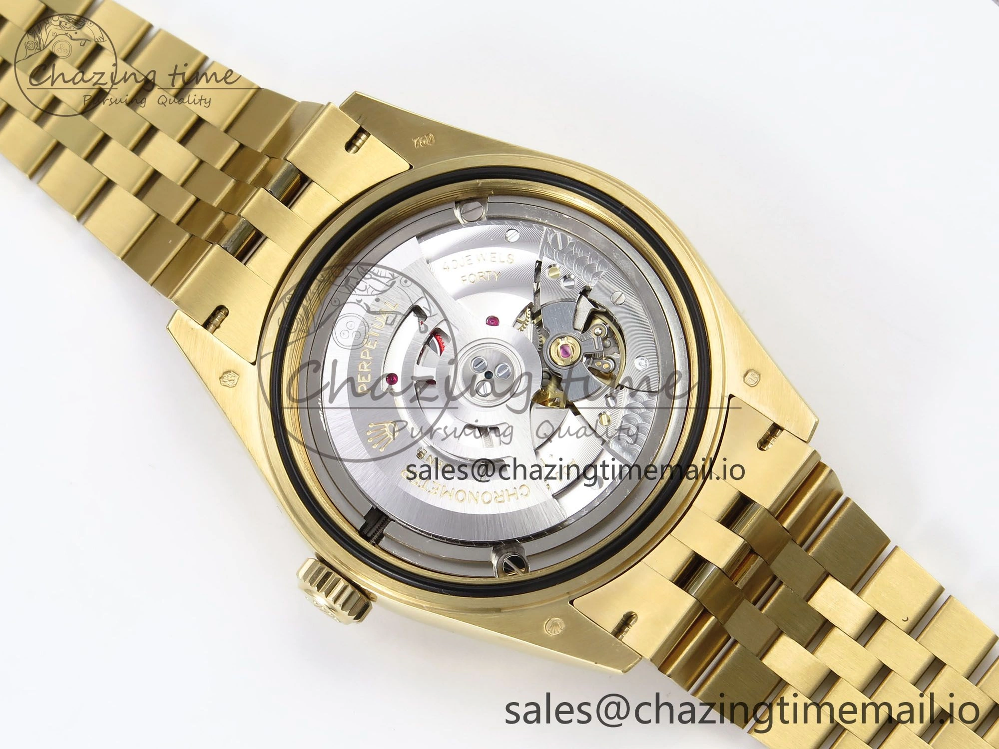 FreshLook Sky-Dweller YG Noob Best Edition White Dial on YG Jubilee Bracelet A23J 1182