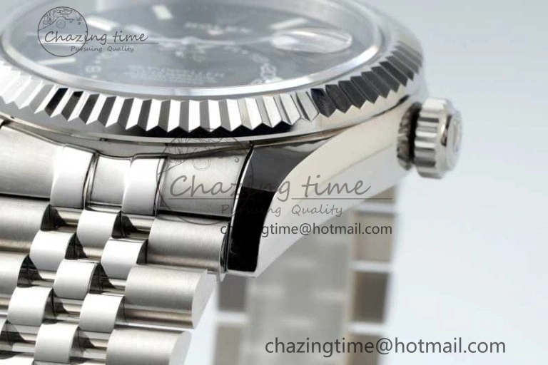 Skydweller SS Noob Best Edition Black Dial on SS Jubilee Bracelet A23J Chic 2294