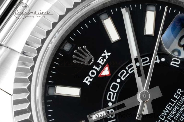 Skydweller SS Noob Best Edition Black Dial on SS Oyster Bracelet A23J Seasonal 2292