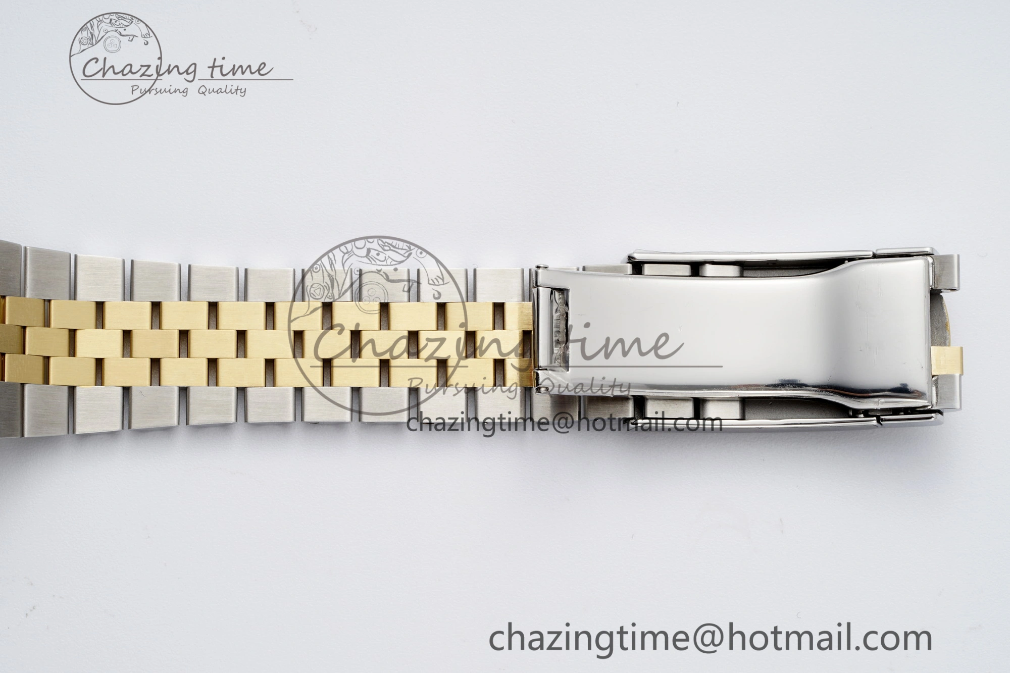 Sleek Skydweller SS YG Noob Best Edition White Dial on SS YG Jubilee Bracelet A23J 2125