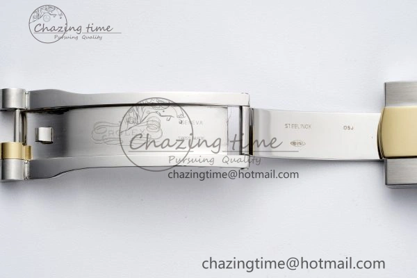 Sleek Skydweller SS YG Noob Best Edition White Dial on SS YG Jubilee Bracelet A23J 2125