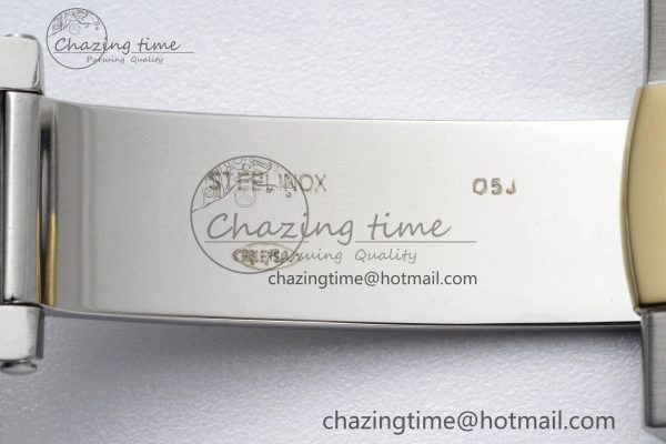 Sleek Skydweller SS YG Noob Best Edition White Dial on SS YG Jubilee Bracelet A23J 2125