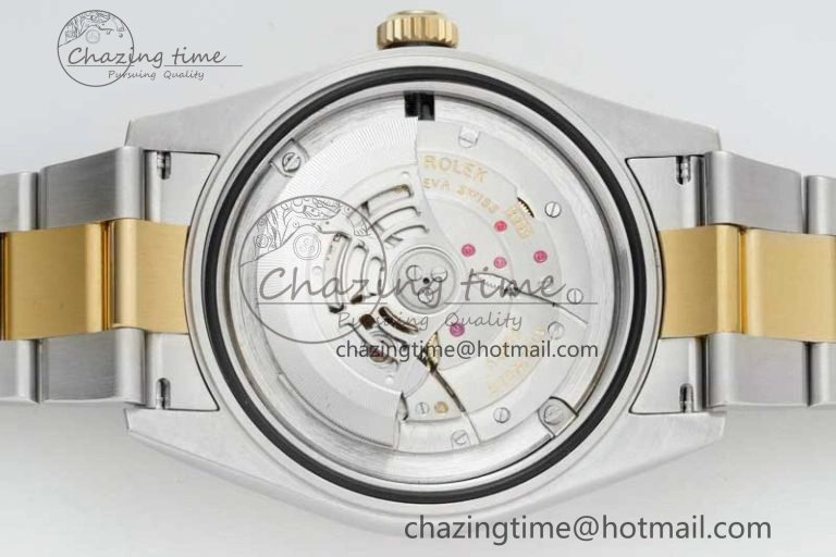 Bright Skydweller SS YG Noob Best Edition White Dial on SS YG Oyater Bracelet A23J 2287