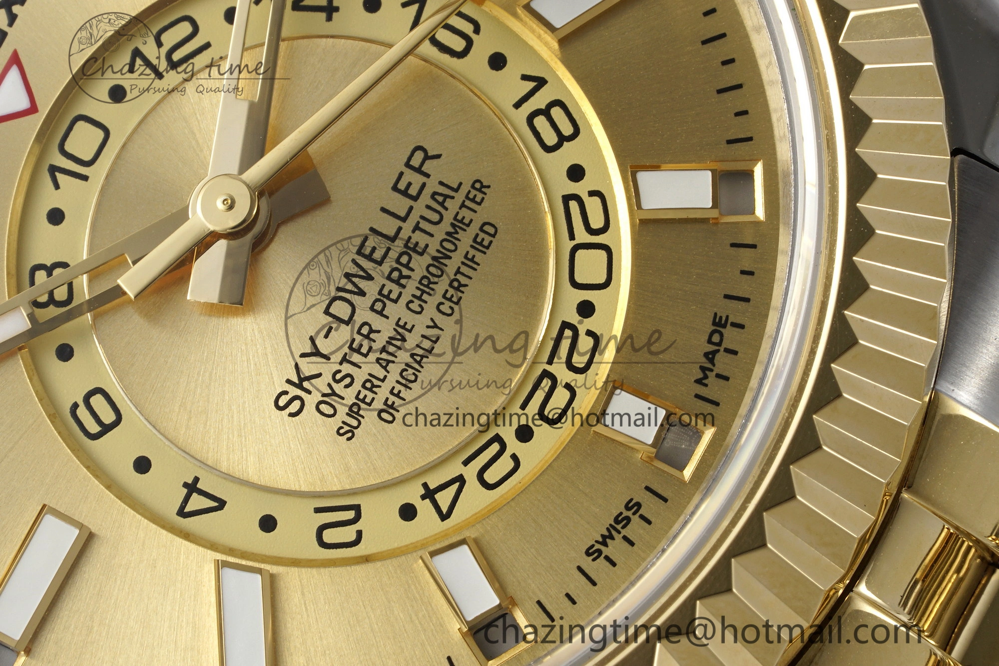 Soft Skydweller SS YG Noob Best Edition YG Dial on SS YG Jubilee Bracelet A23J 2126