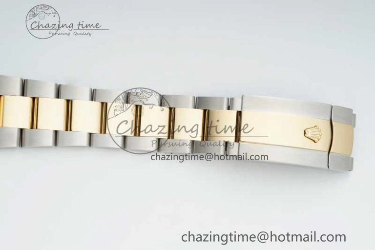 Soft Skydweller SS YG Noob Best Edition YG Dial on SS YG Oyster Bracelet A23J 2290