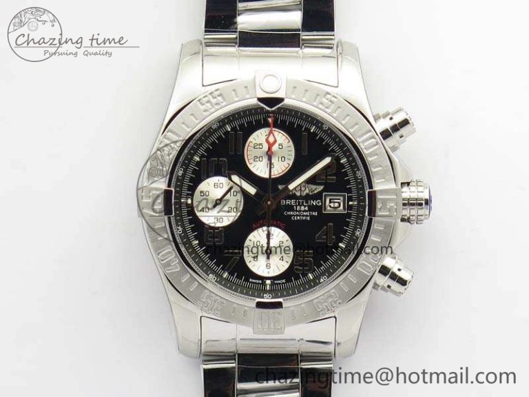Skyland Avenger SS GF 1:1 Best Edition Black Numeral Dial White Subdial A WellDesigned 5703
