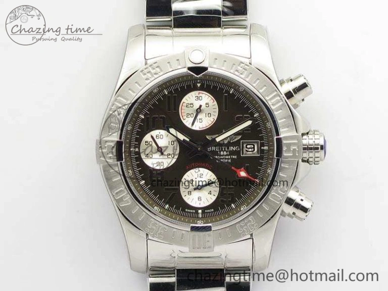 Snug Skyland Avenger SS GF 1:1 Best Edition Gray Numeral Dial White Subdial A 5702