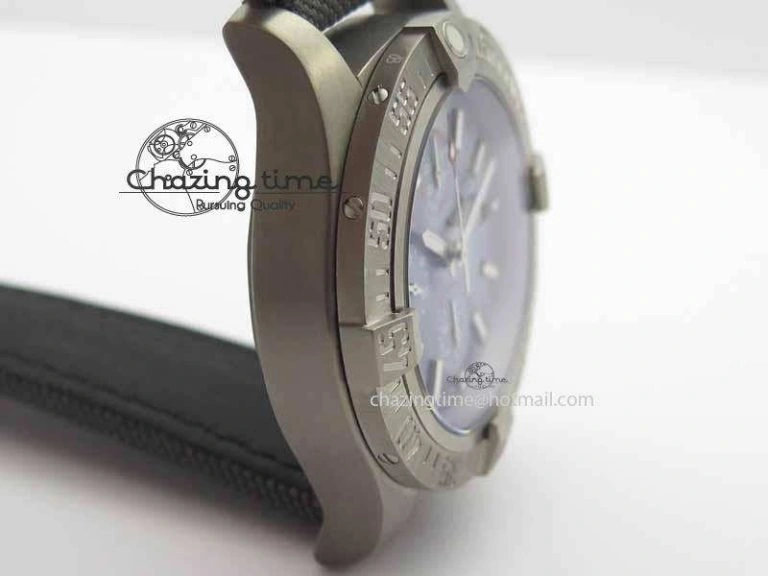 Skyland Avenger Titanium 1:1 Best Edition Blue MOP Dial On Gray Nylon Strap A Efficient 5728