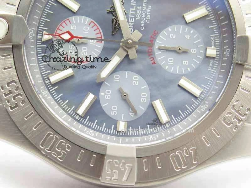 Skyland Avenger Titanium 1:1 Best Edition Blue MOP Dial On Gray Nylon Strap A Efficient 5728