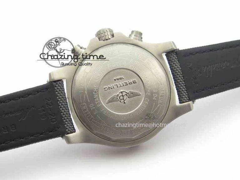 Skyland Avenger Titanium 1:1 Best Edition Blue MOP Dial On Gray Nylon Strap A Efficient 5728